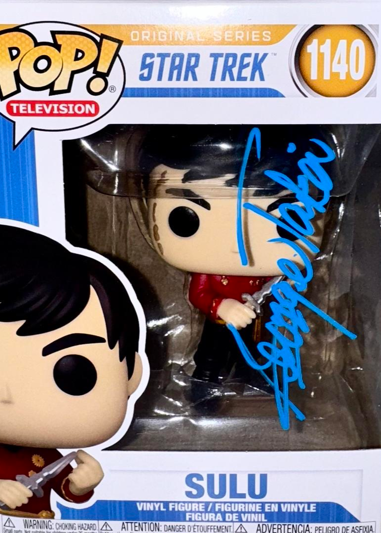 George Takei Signed Funko Pop #1140 "Sulu" (Star Trek) - Beckett COA #02
